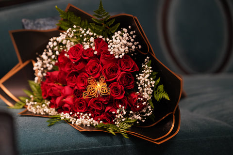 35 Red Rose Bouquet – Same Day Delivery (Grand Rapids)