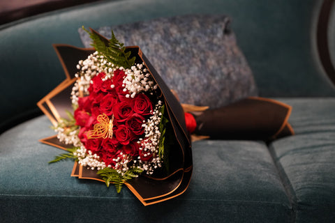 35 Red Rose Bouquet – Same Day Delivery (Grand Rapids)