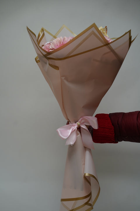 24 Red Roses + Gerberas + Pink Carnations